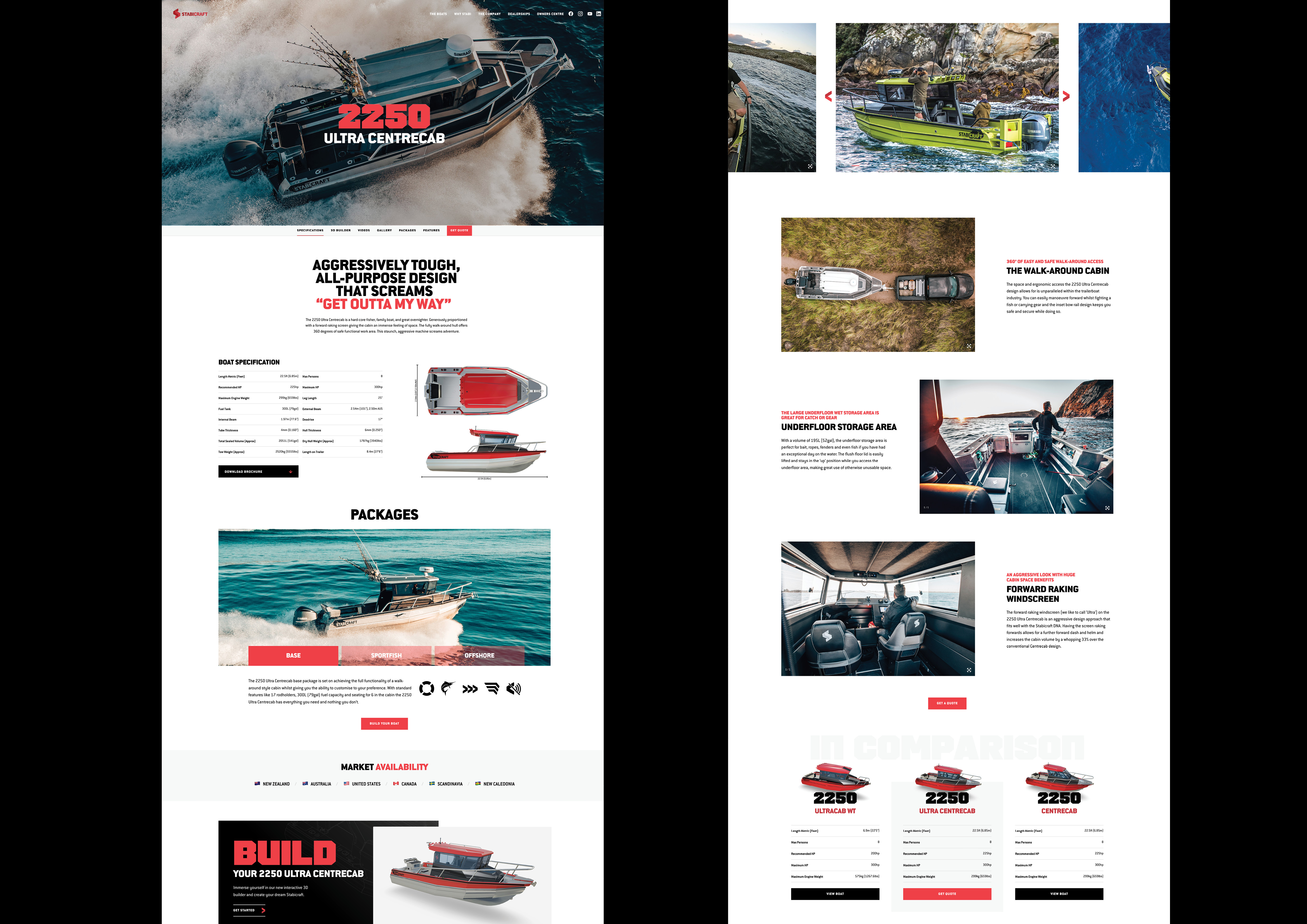 Stabicraft Boats Website Design 7