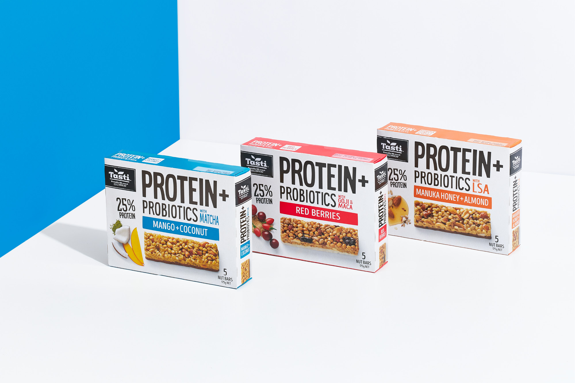 onfire design tasti protein+probiotics bar packaging design 6