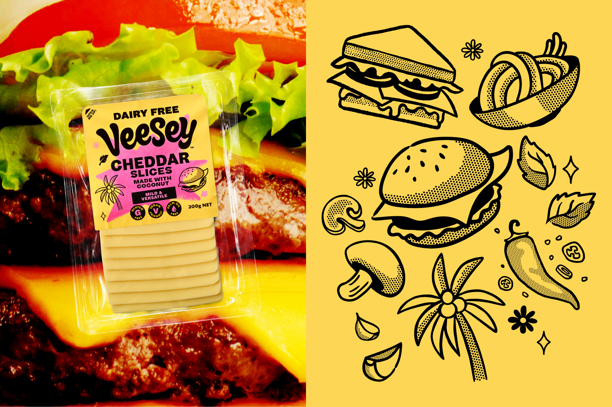 onfire design veesey cheese packaging design nz 6