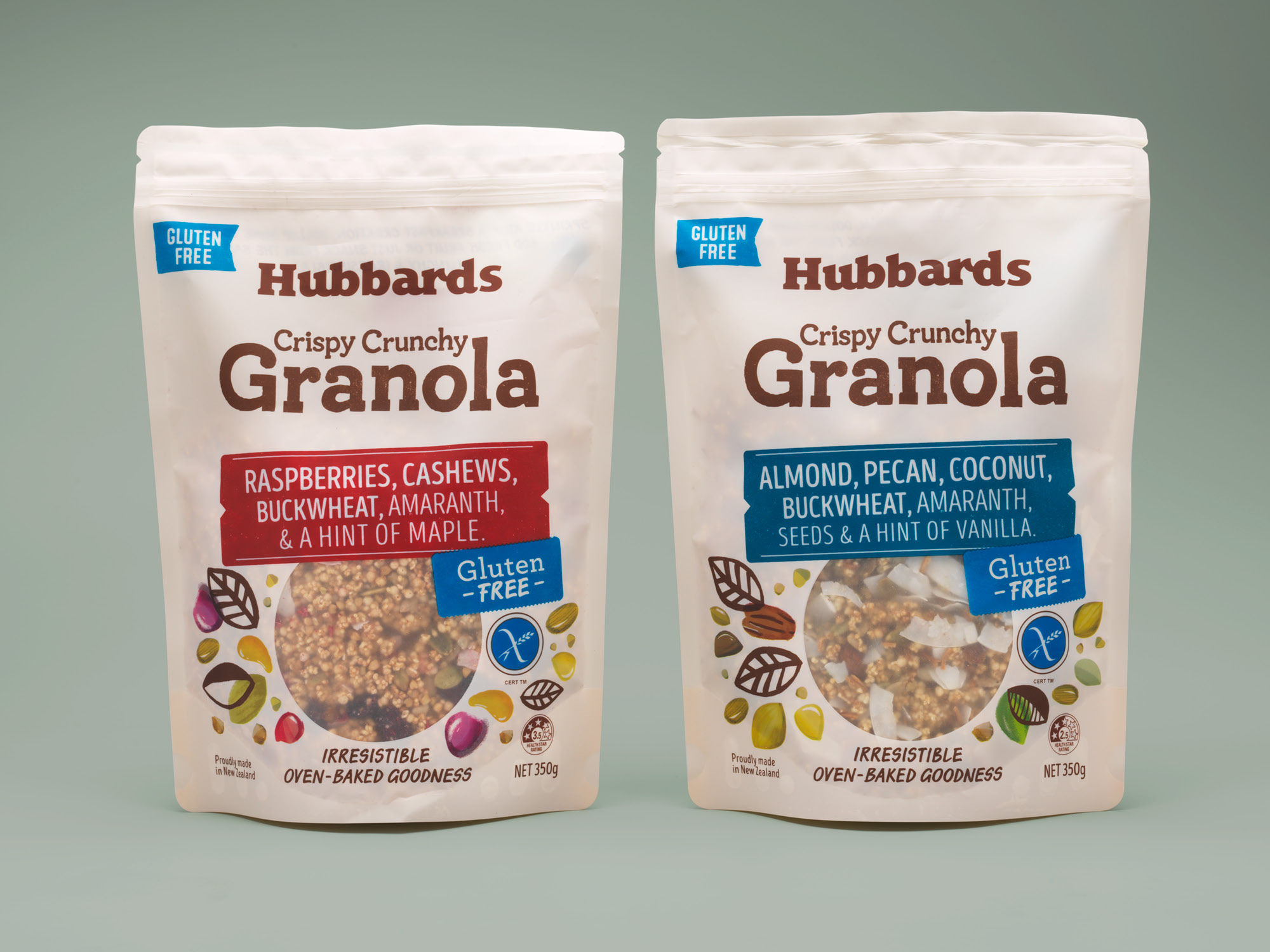 1 Hubbards Gluten Free Granola Packaging Design2