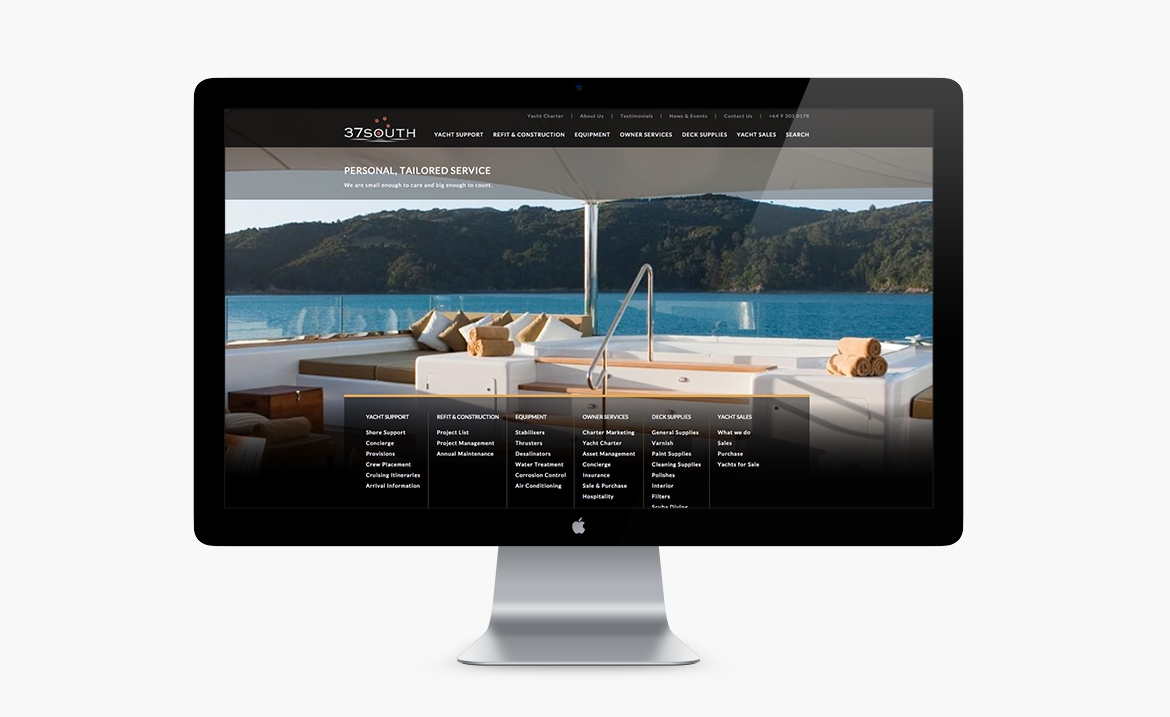 1large Onfire Design 37 South Yachts home Page