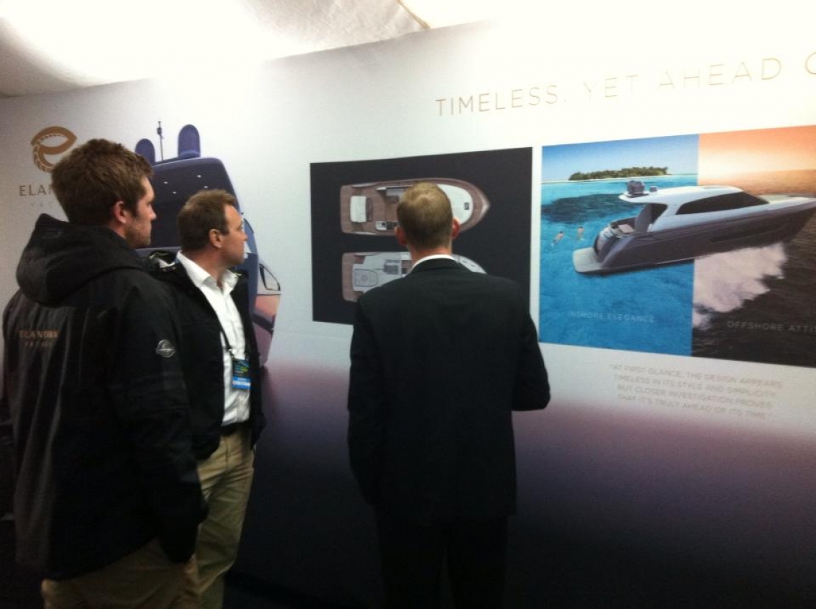 Onfire design elandra yachts at sydney boat show2