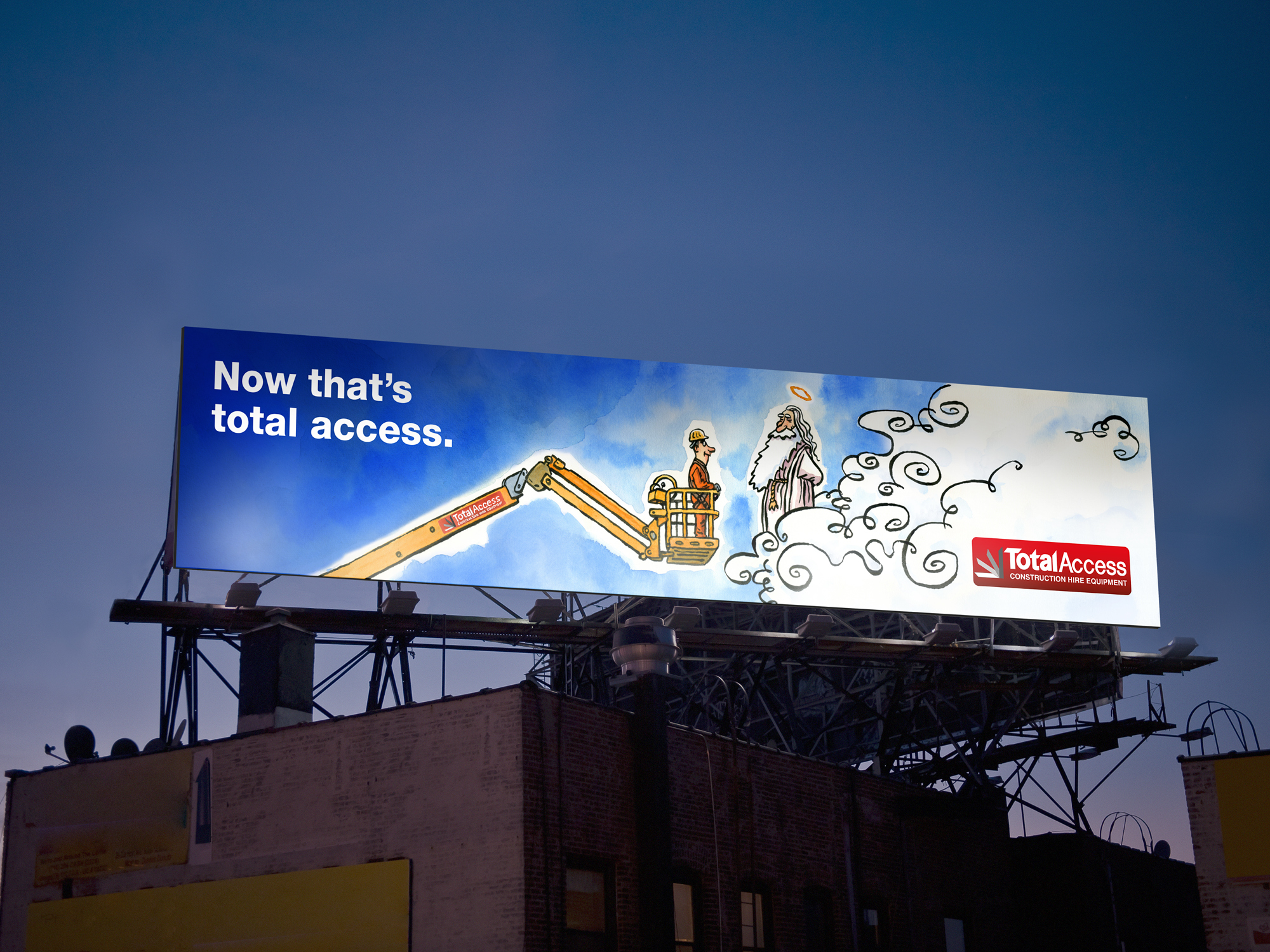 Onfire design total access billboard design branding 00