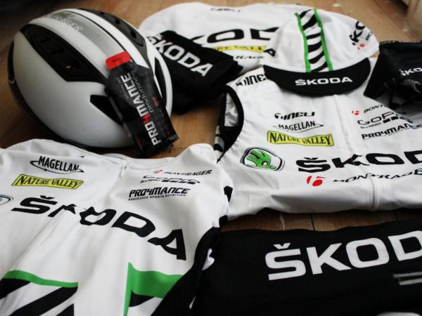 large Skoda Racing Cycling Team Kit Design