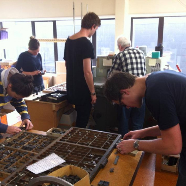 Onfire Design GTO Printers Letterpress Day 01
