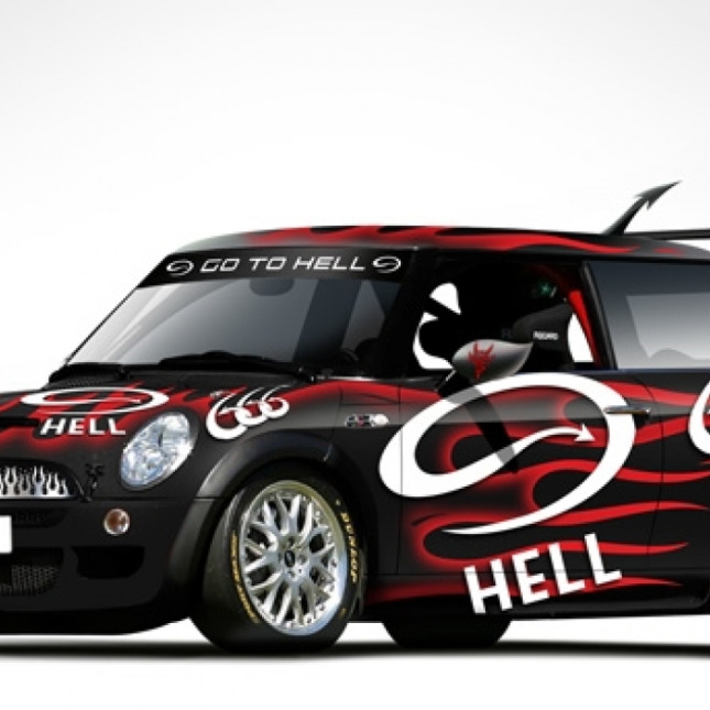 large Mini Hells Pizza OnfireDesign