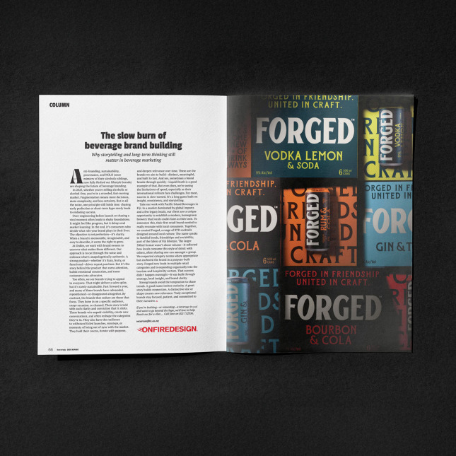 onfire design Beverage Report SMN 650x551