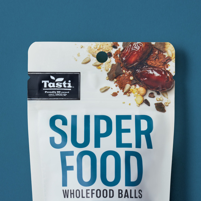onfire design tasti super food balls packaging design 1
