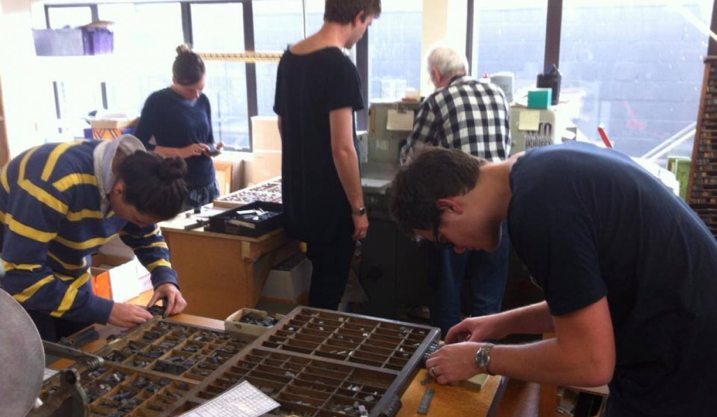 Onfire Design GTO Printers Letterpress Day 01