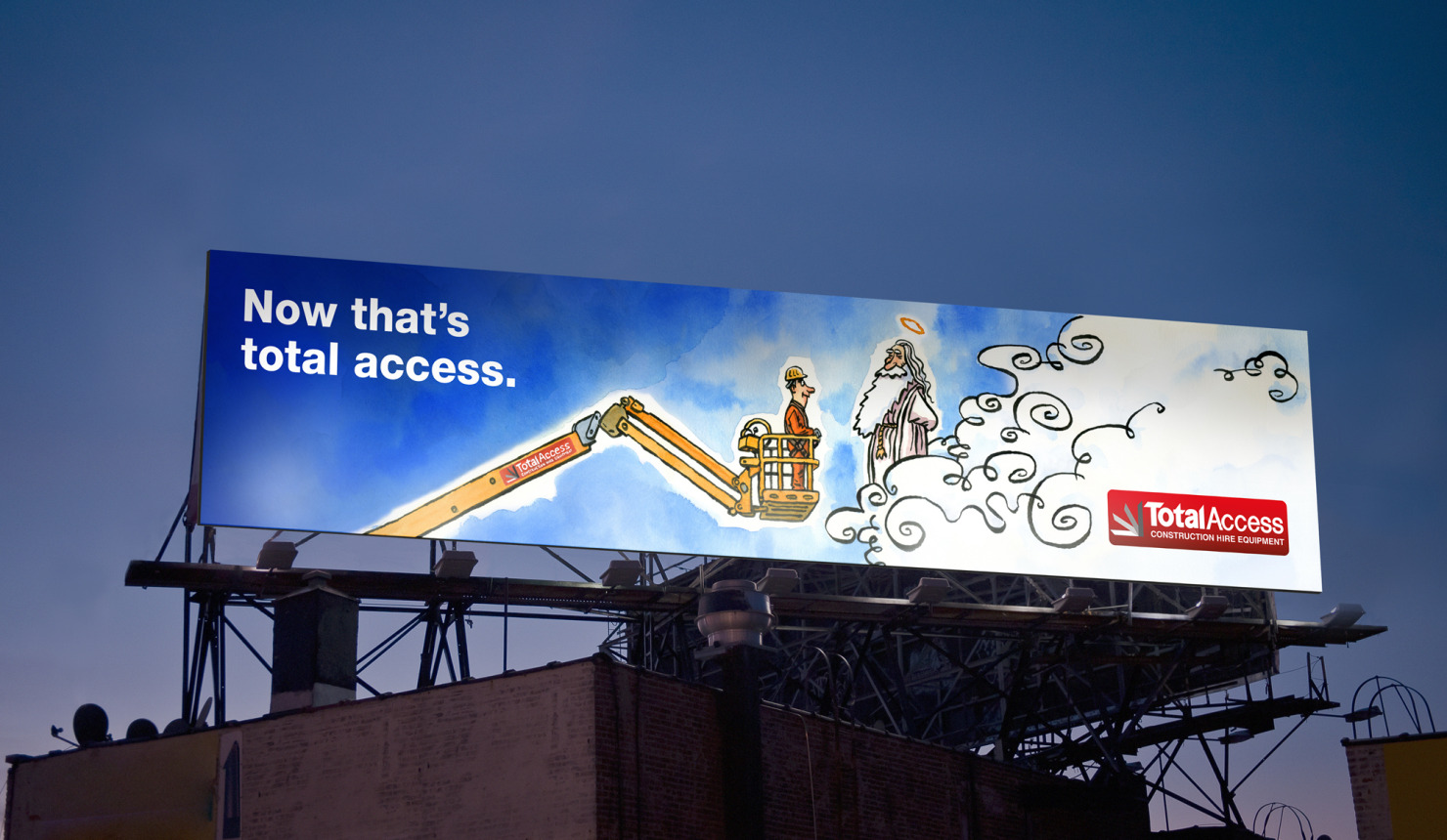 Onfire design total access billboard design branding 00