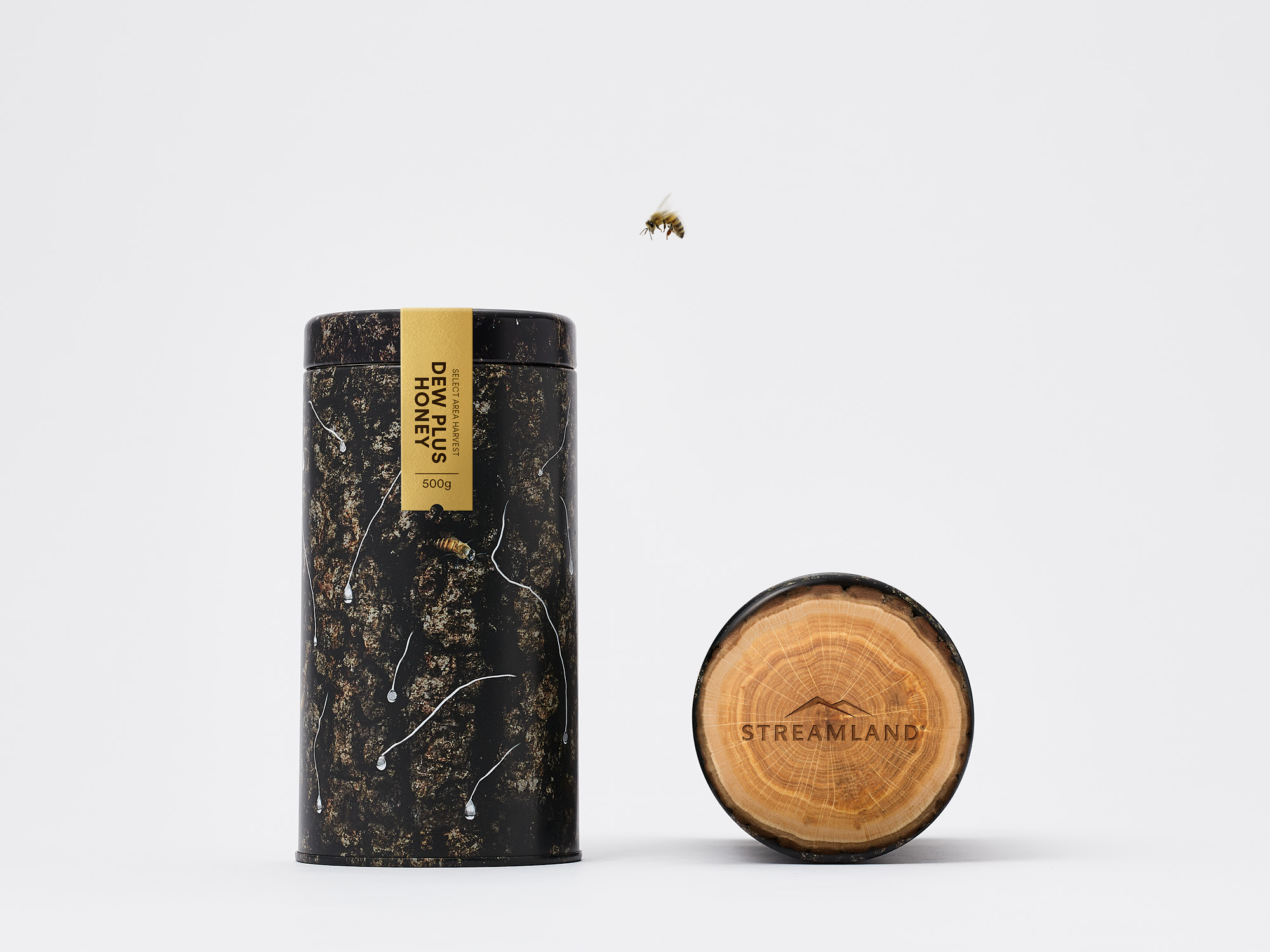 onfire design streamland dew honey packaging design 8