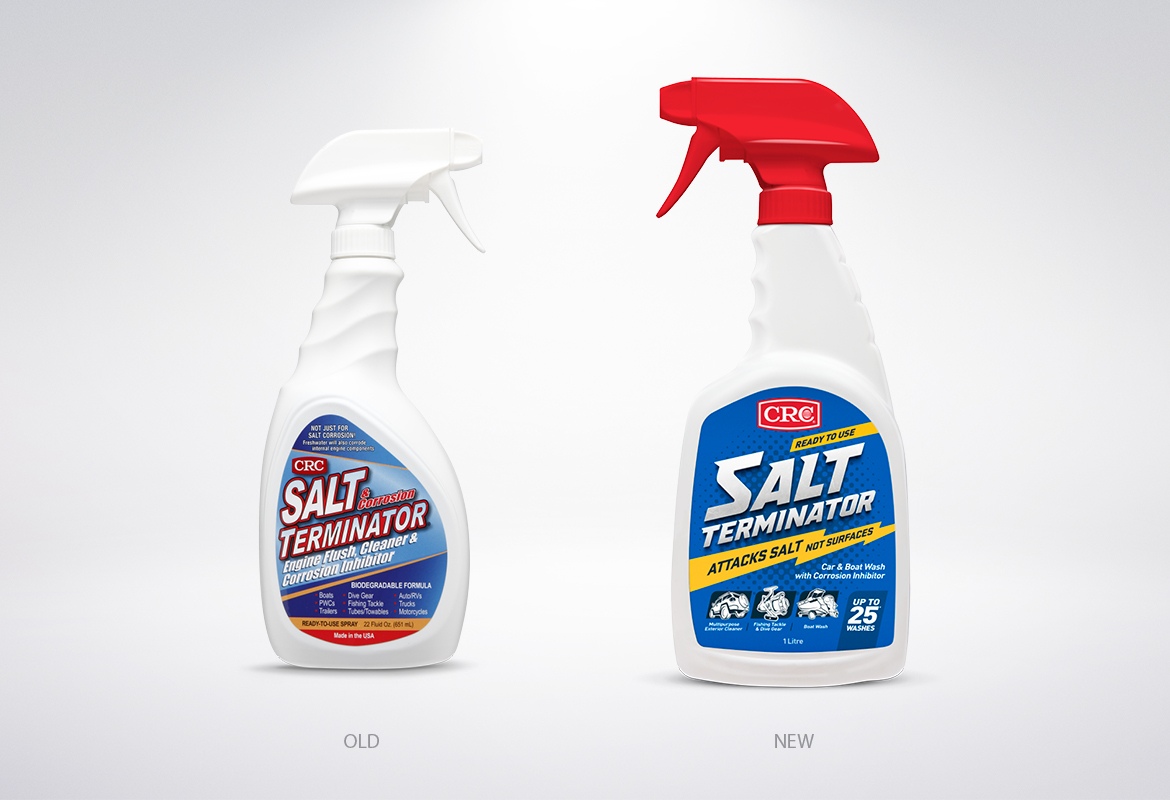 CRC Salt Terminator Packaging Design Auckland