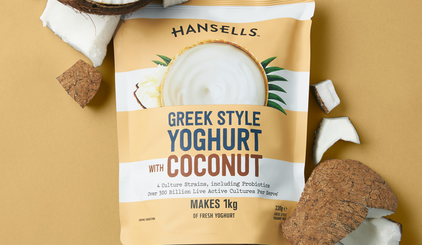onfire design hansells yoghurt packaging design 1 1