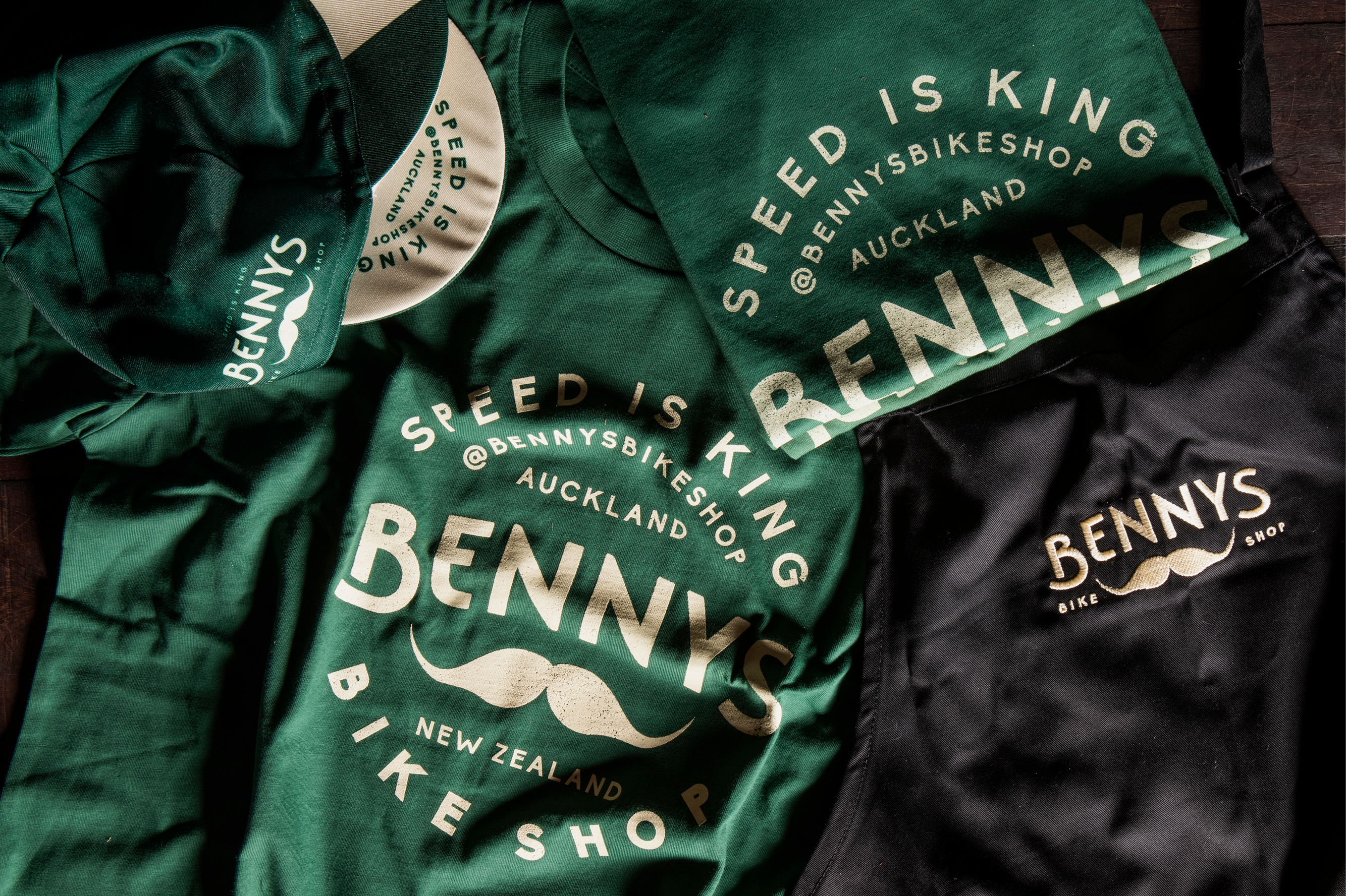 onfire design bennys bike shop branding identity design hero