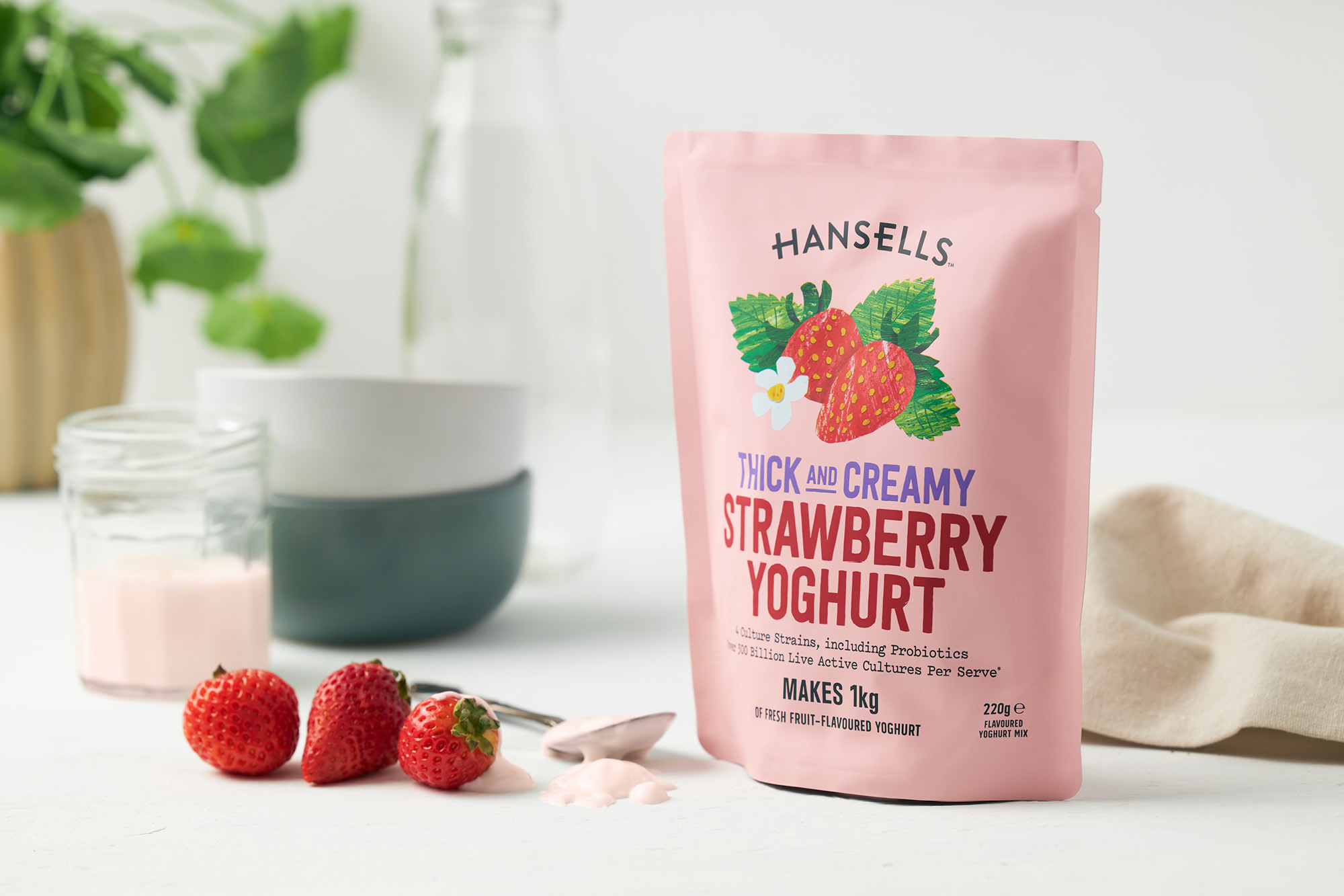 onfire design hansells yoghurt packaging design 5