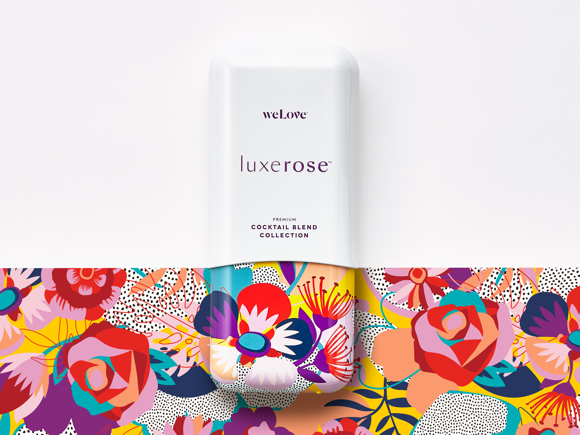 onfire design welove luxerose cocktail rtd identity packaging design