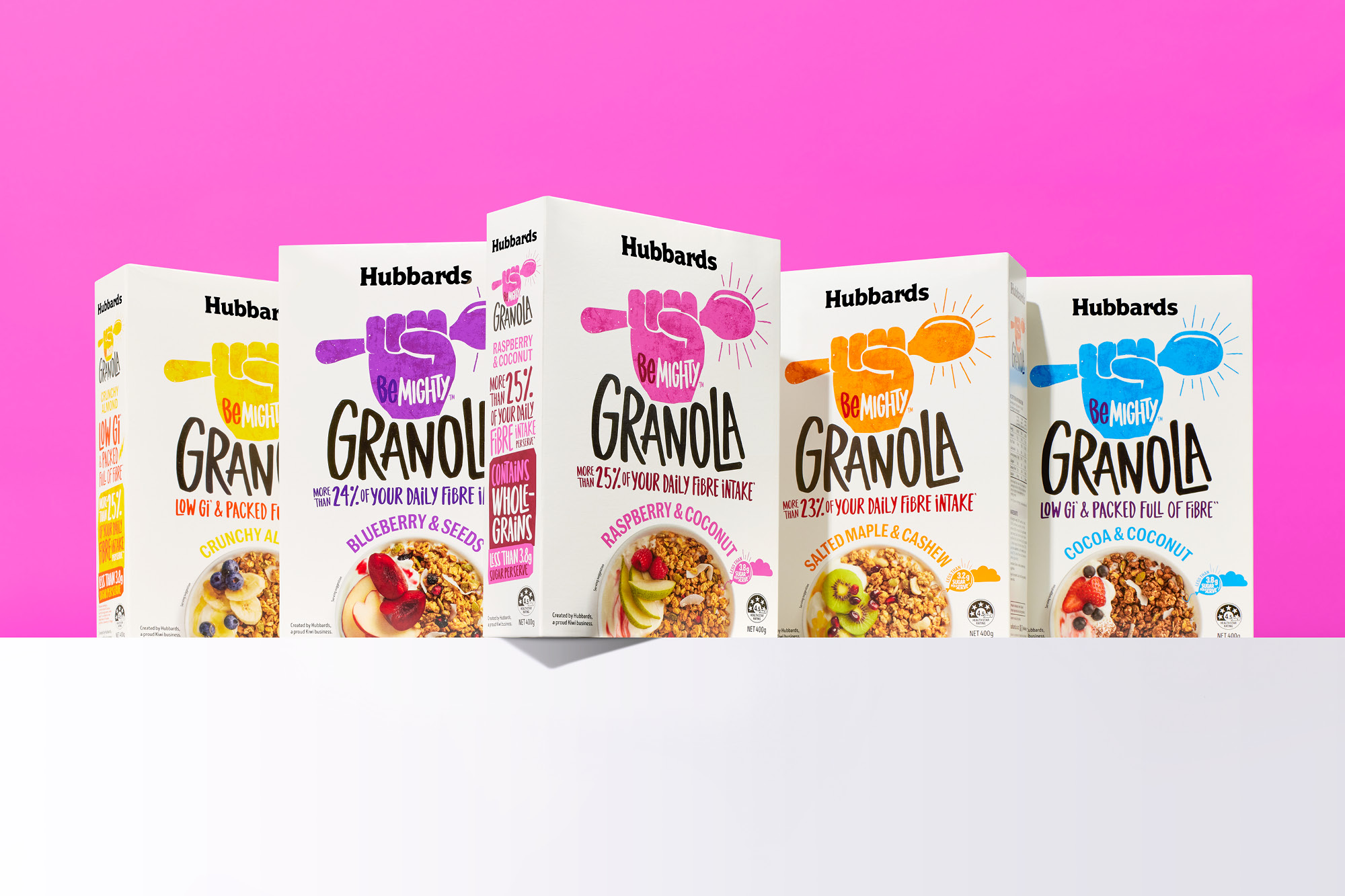 onfire hubbards be mighty granola packaging design 6