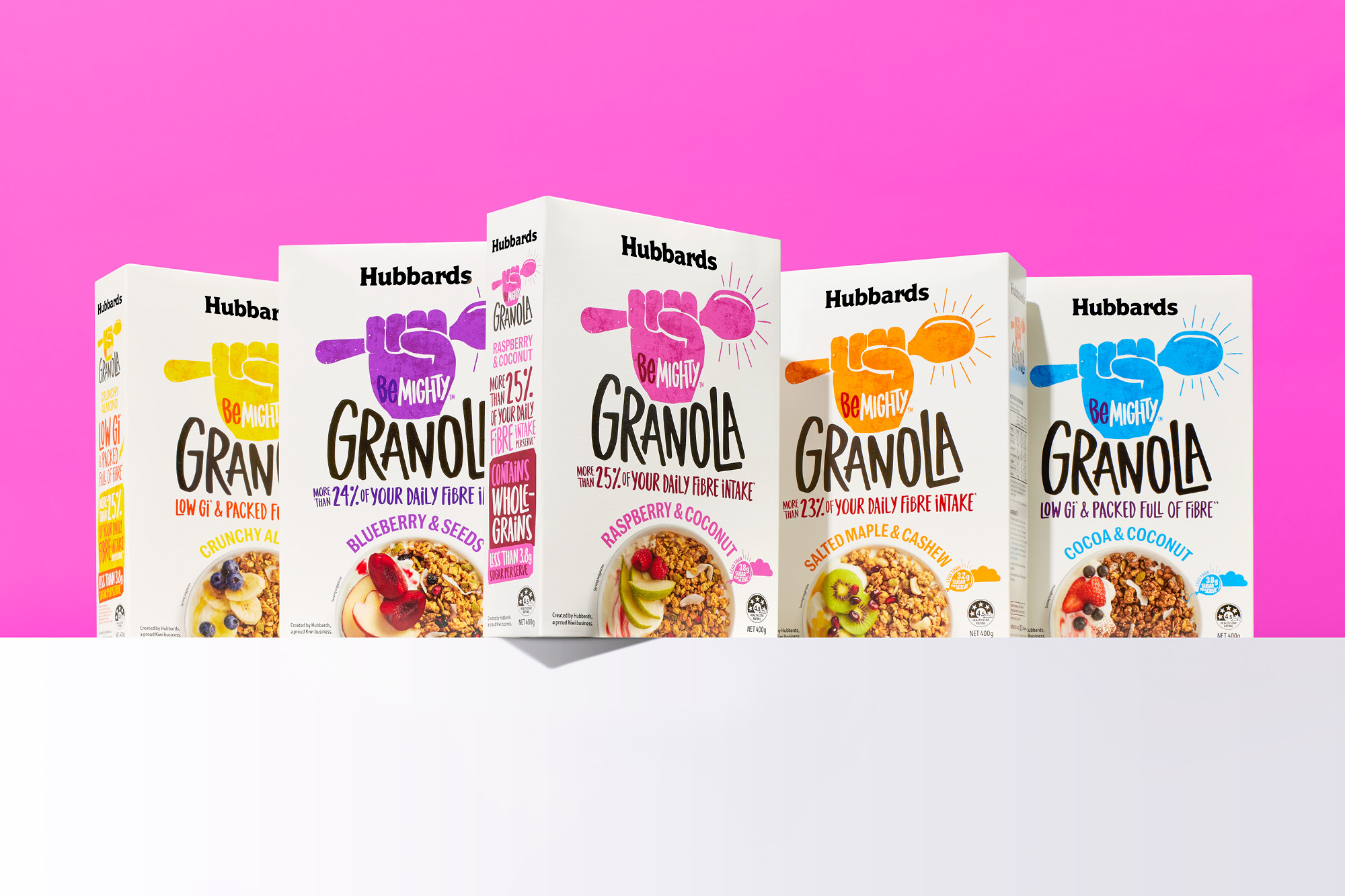 onfire hubbards be mighty granola packaging design 7