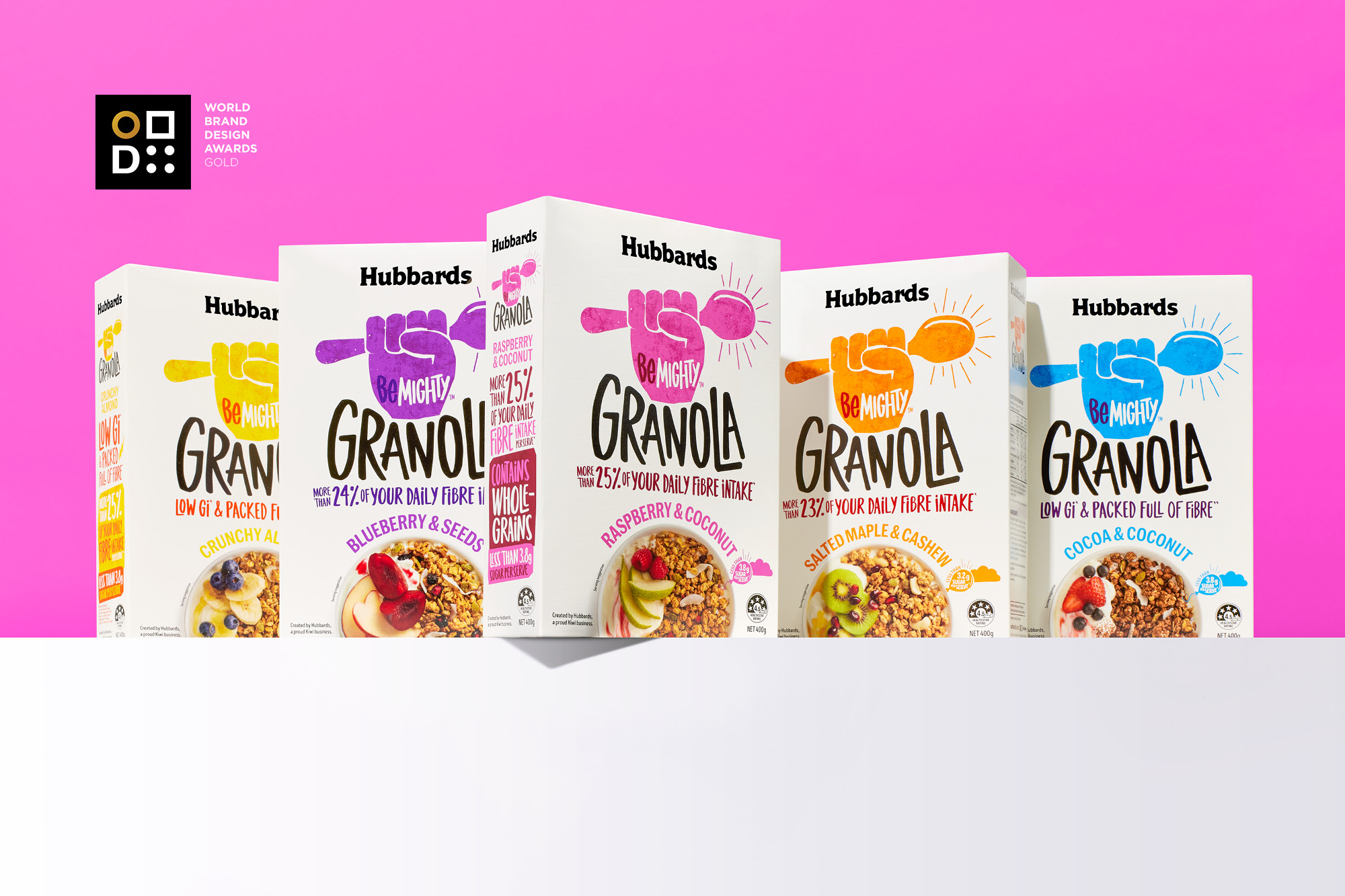 onfire hubbards be mighty granola packaging design awards 3
