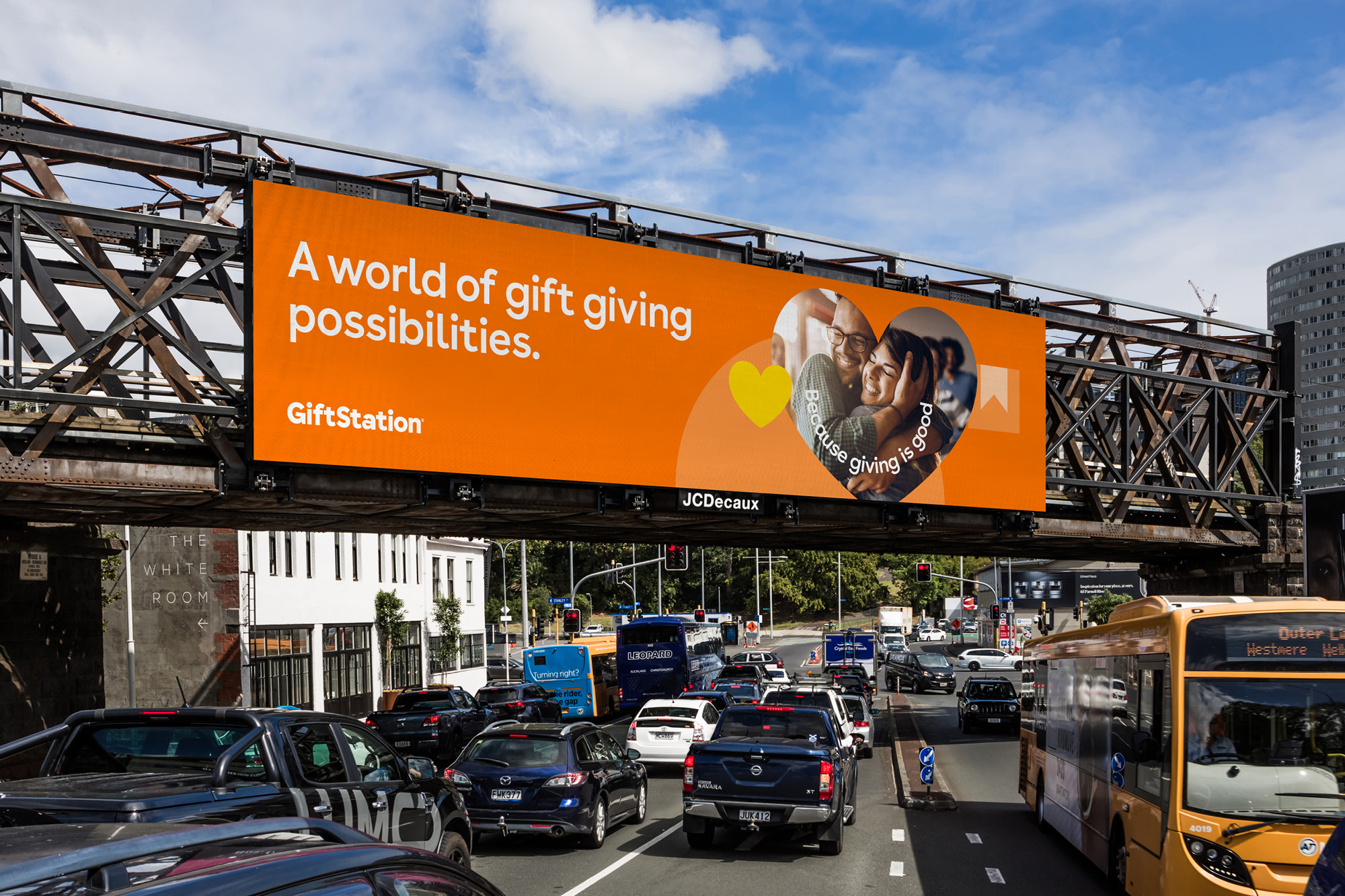 Gift Station Brand Identity Design Billboard