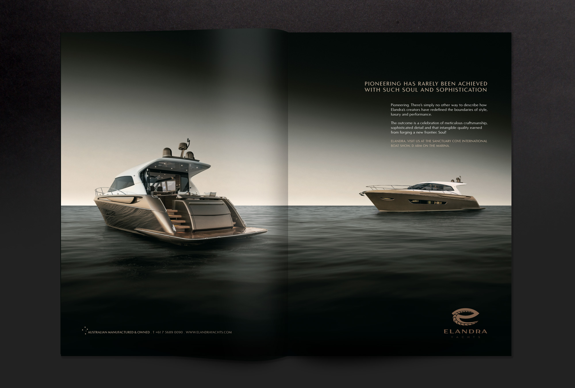 Luxury Yacht Advertising Elandra