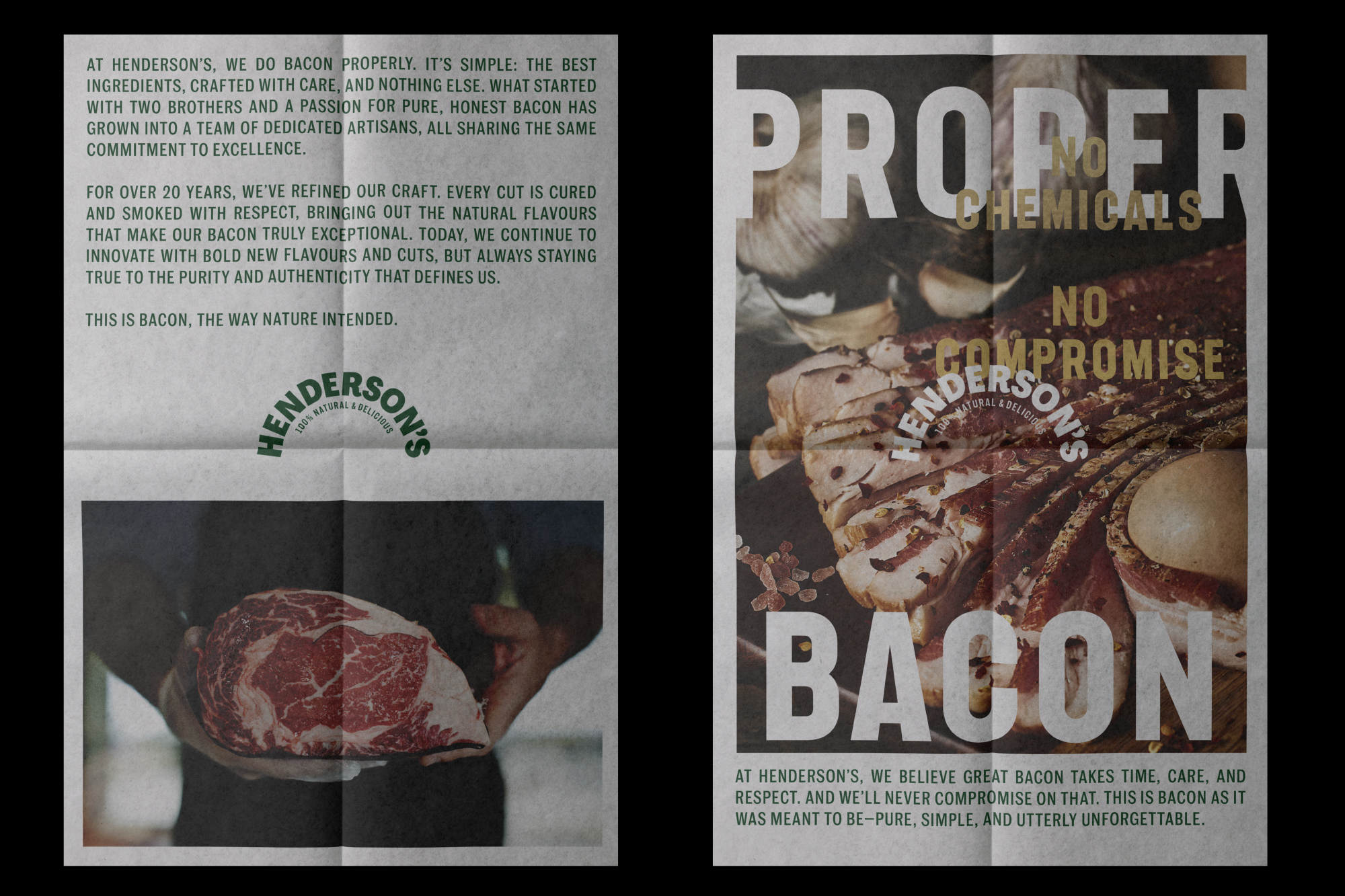 Onfire Design Hendersons Bacon Packaging Identity11