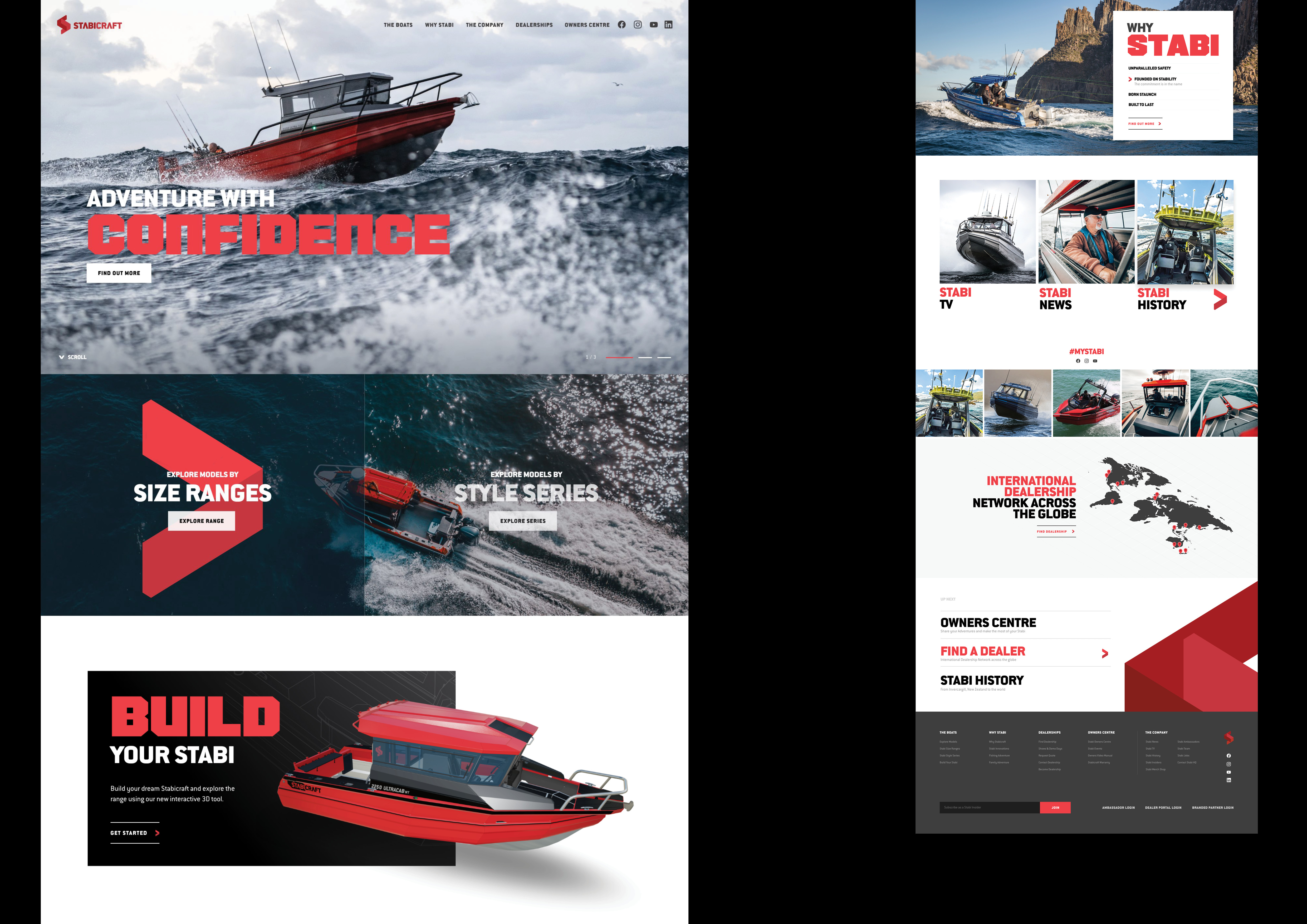 Stabicraft Boats Website Design 3