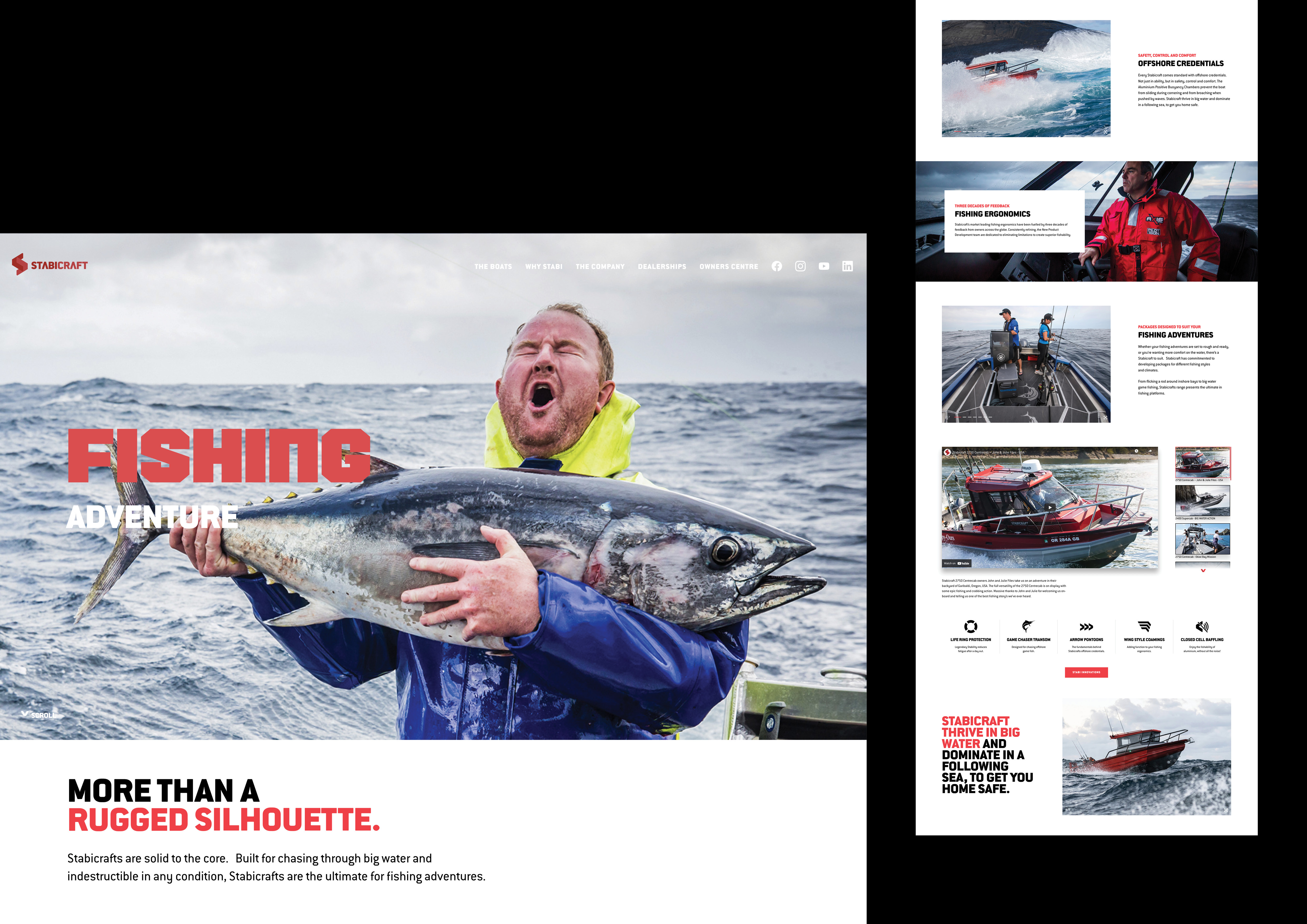 Stabicraft Boats Website Design 5