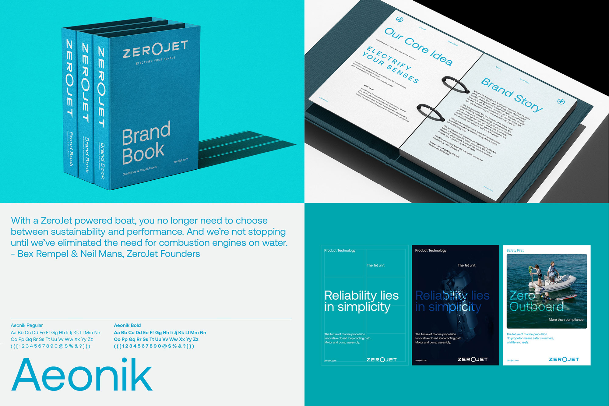 Zerojet Guidelines Brand Identity Onfire Design