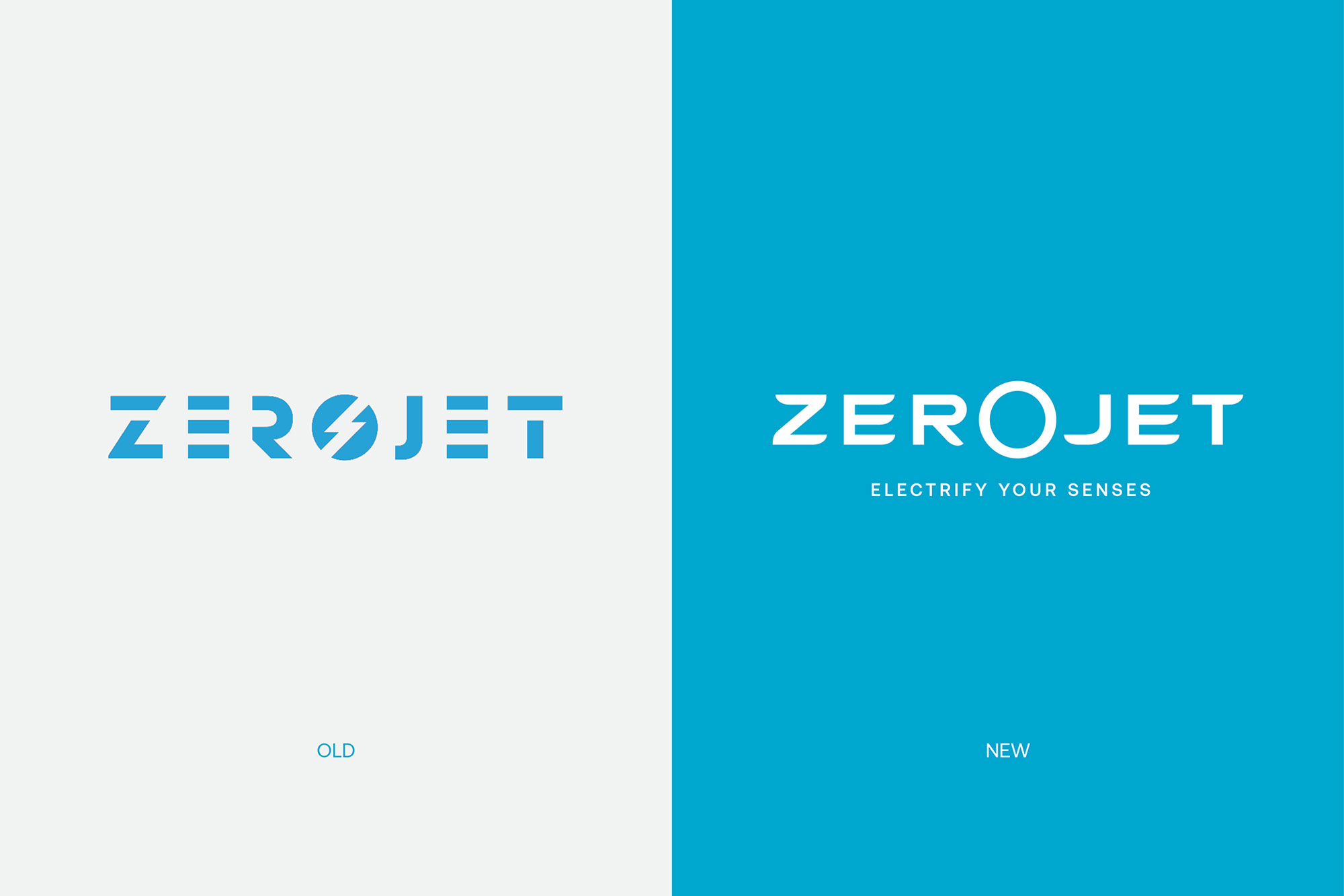Zerojet Old vs New Brand Identity Onfire Design