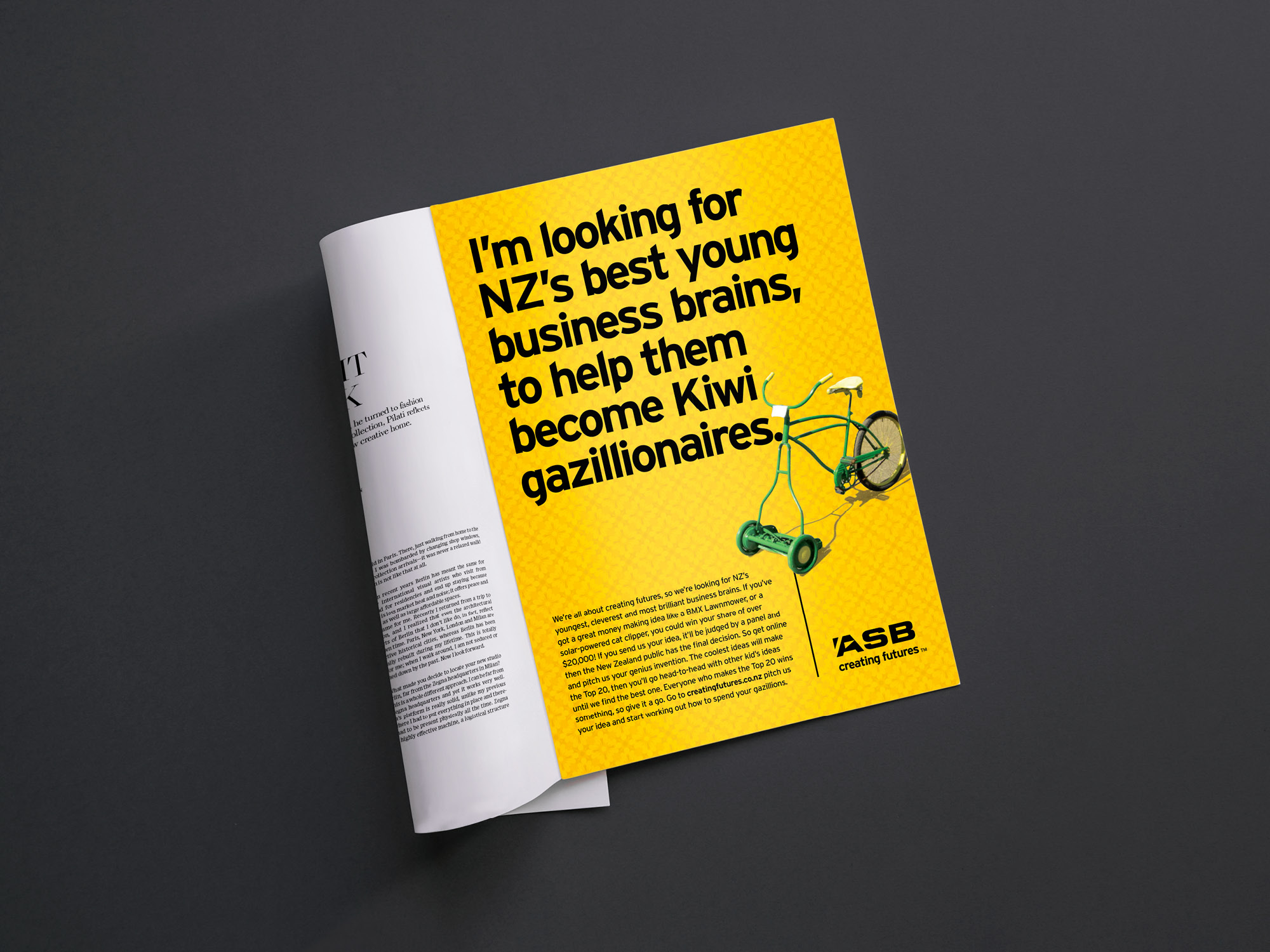 ASB Bank Brand Collateral and Credit Card Artwork by