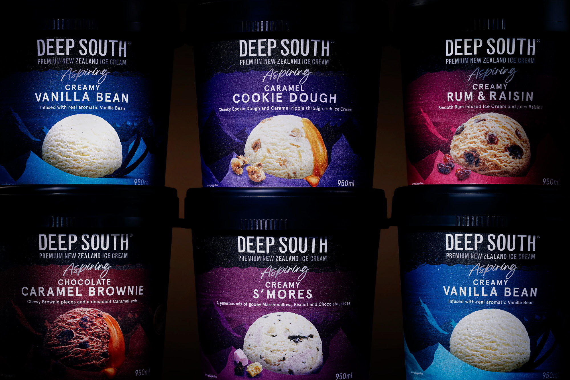 onfire design deep south aspiring ice cream packaging design new zealand 3