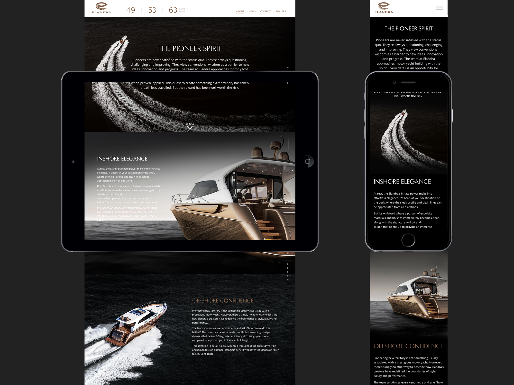 onfire design elandra yachts branding website design 010