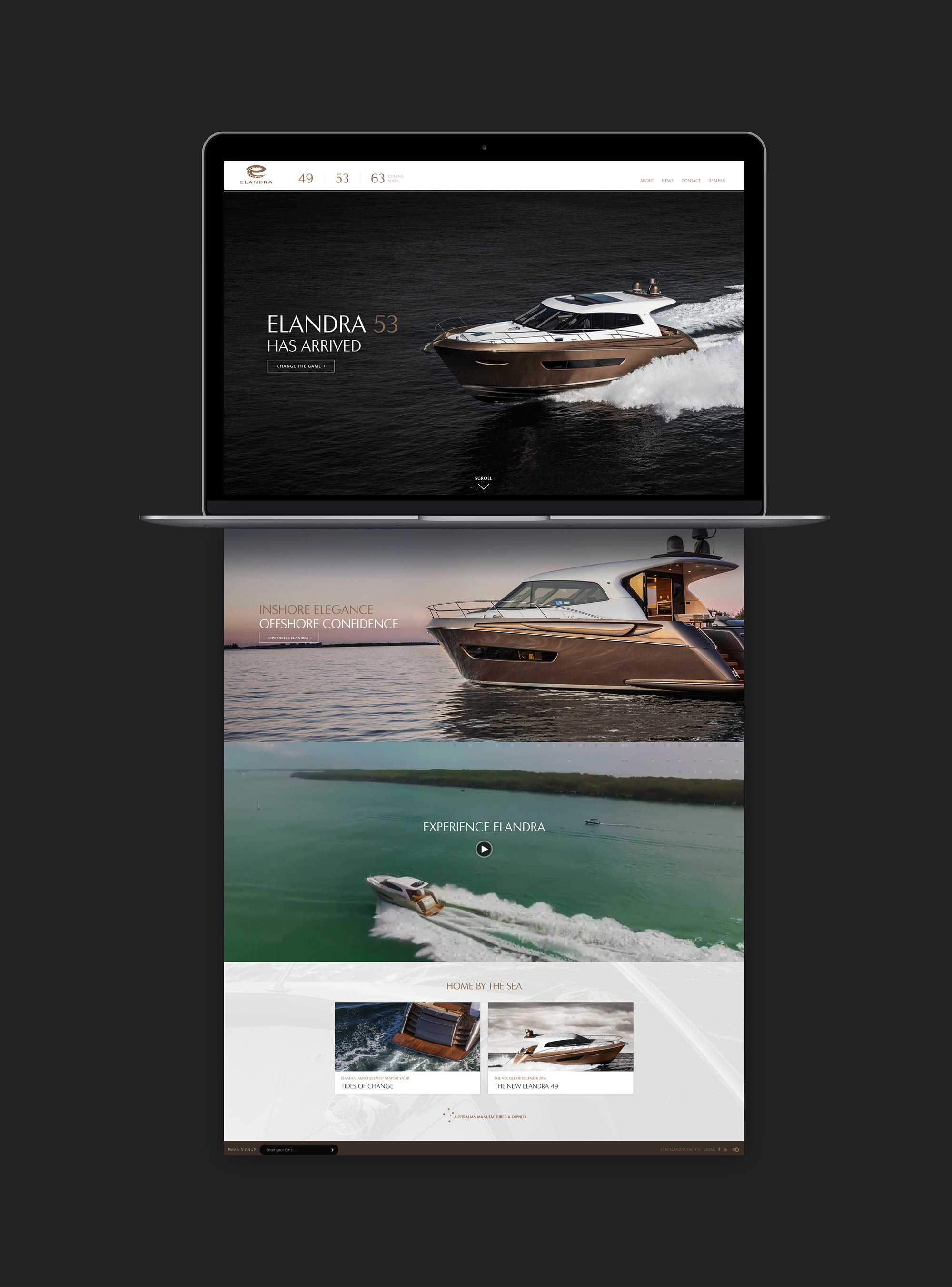 onfire design elandra yachts branding website design 12