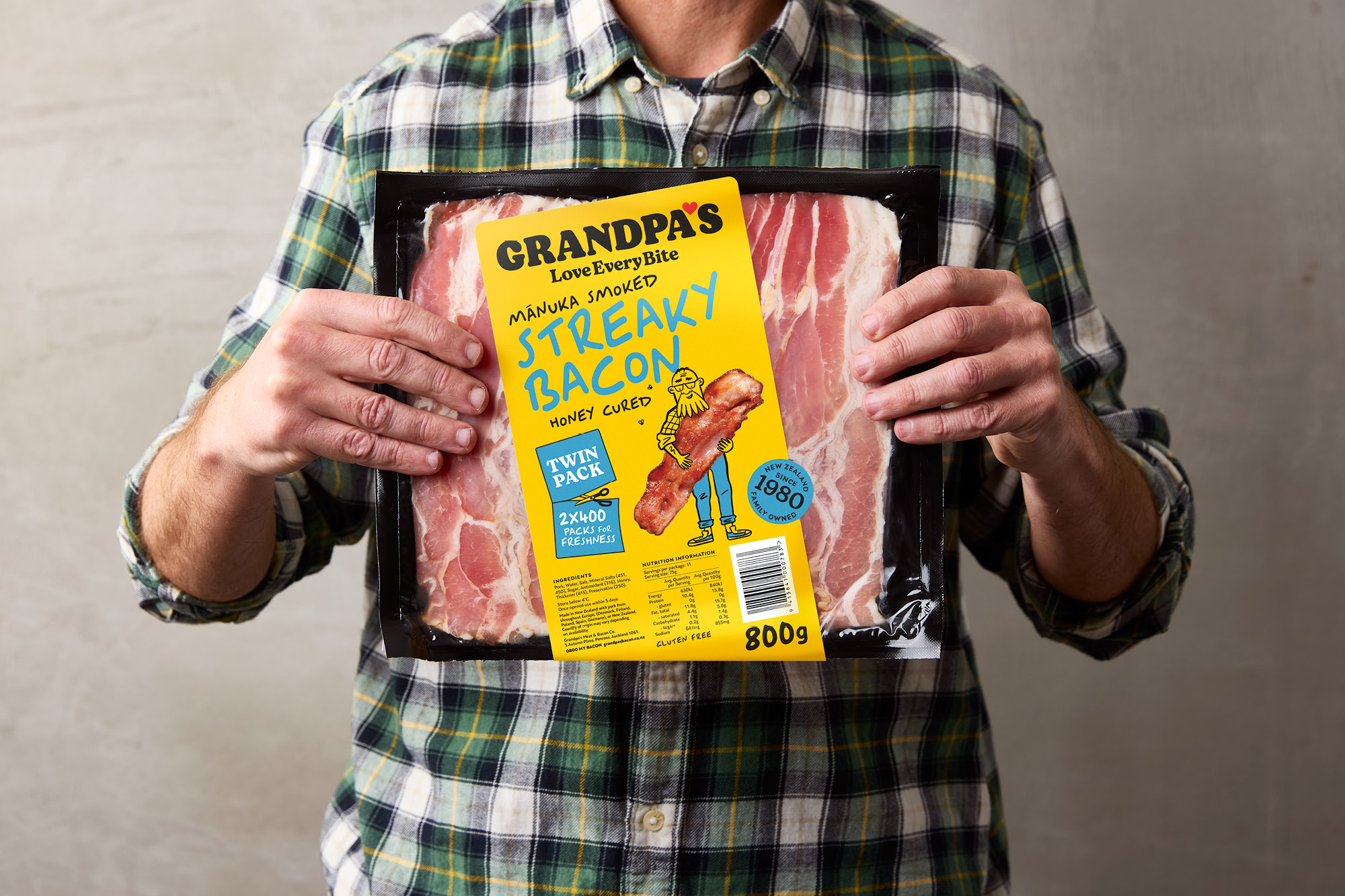 onfire design grandpas bacon packaging design auckland nz8