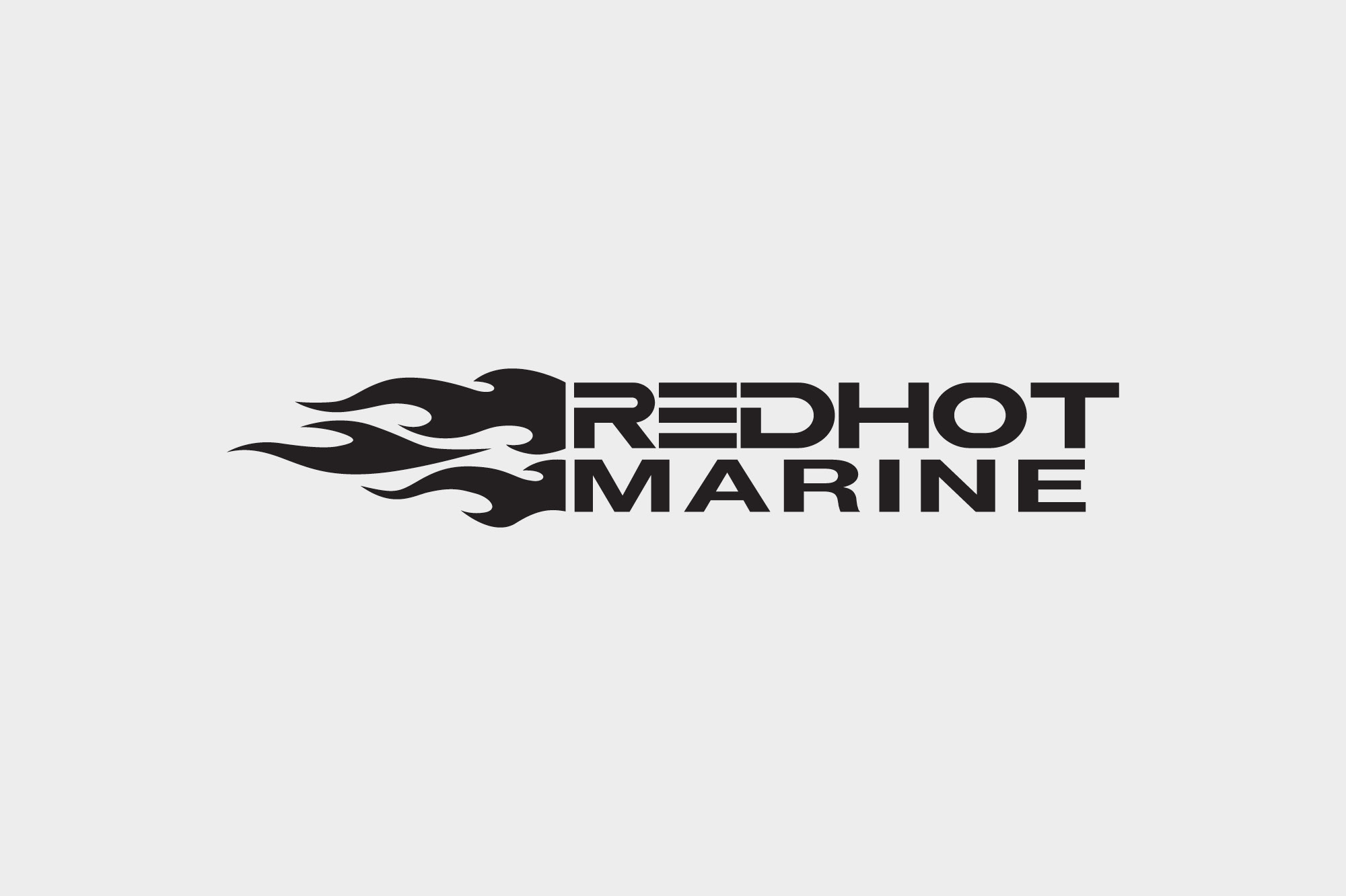 onfire design logo portfolio redhot marine