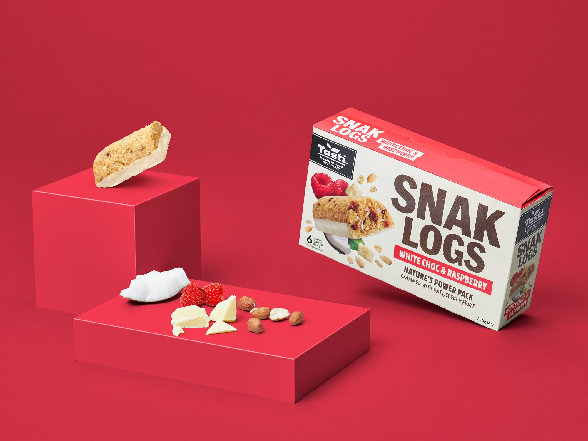 onfire design tasti snak logs packaging design 17