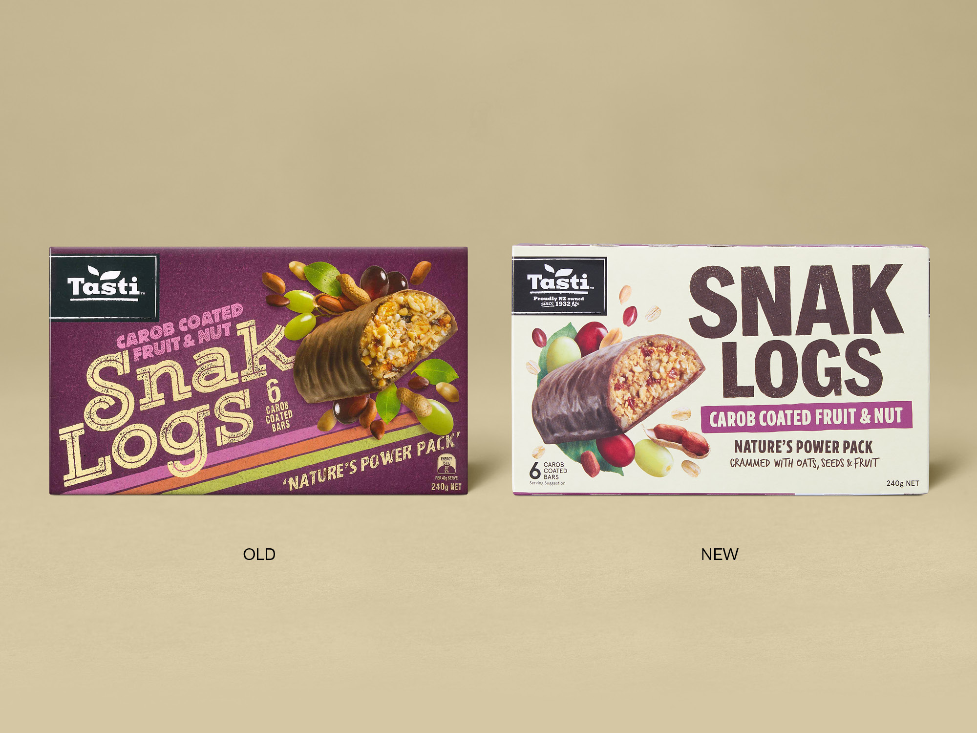 onfire design tasti snak logs packaging design 20