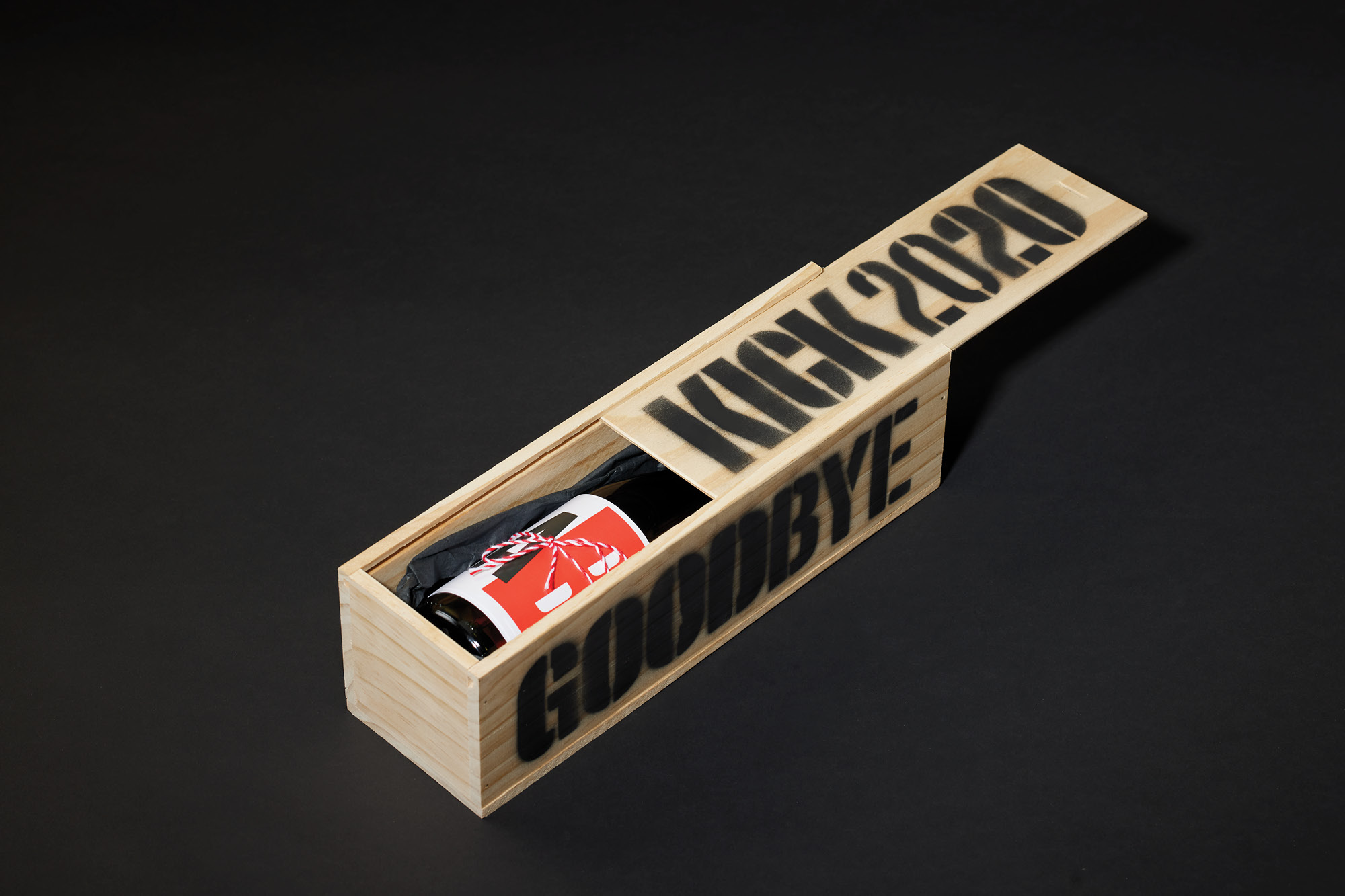 onfire design xmas wine self promotion kick 2020 goodbye 5